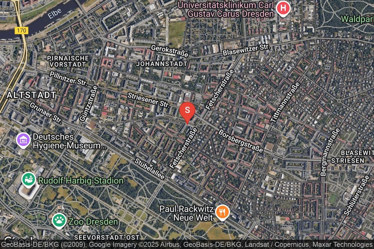 Karte Salzwelten Dresden