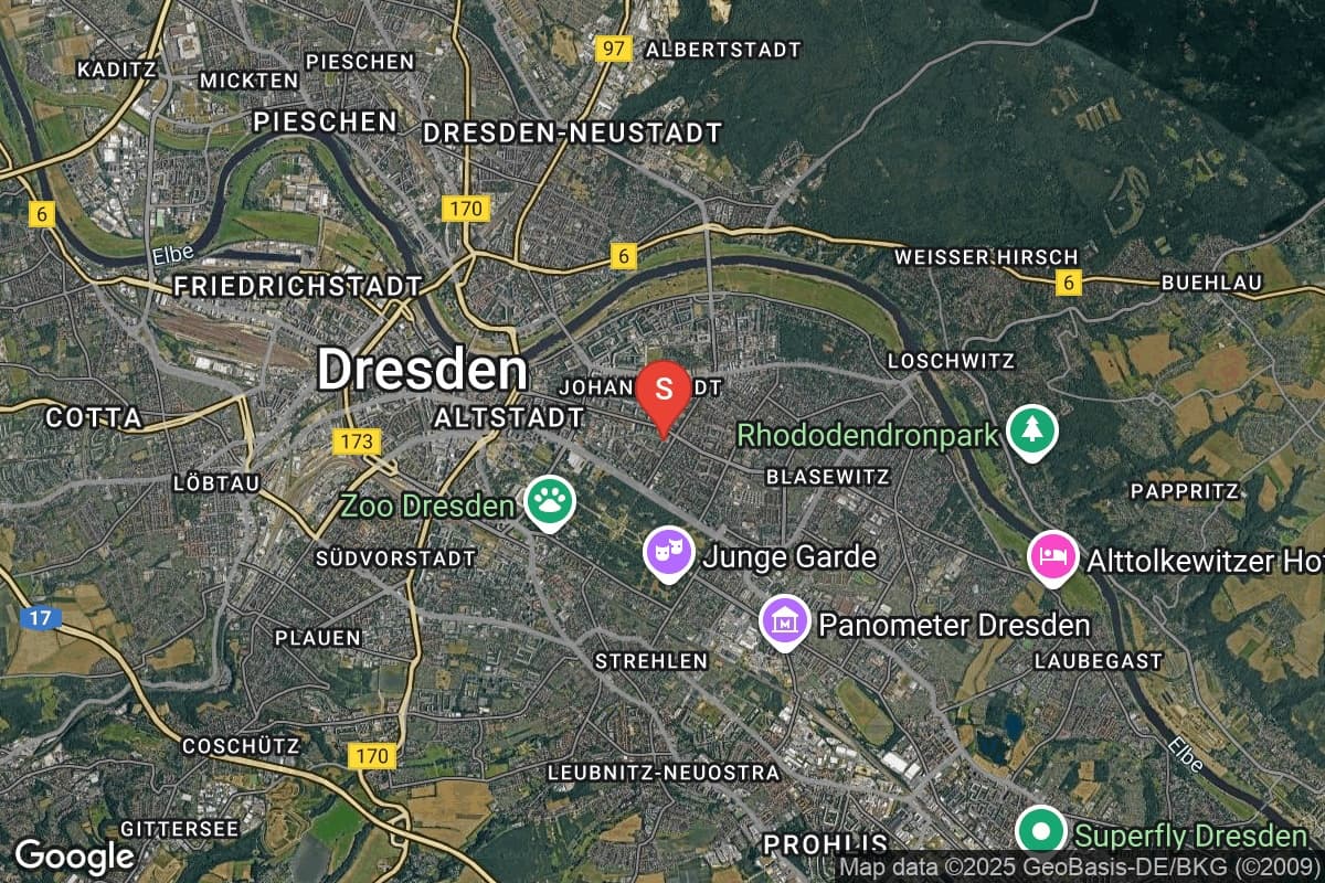 Karte Salzwelten Dresden