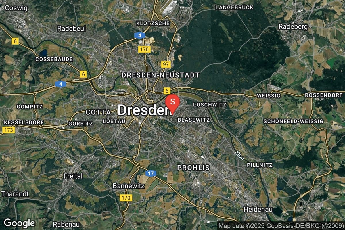 Karte Salzwelten Dresden